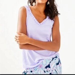 Lilly Pulitzer Lavendar Tank Top